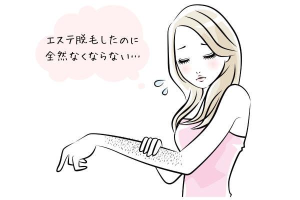 なくならない毛