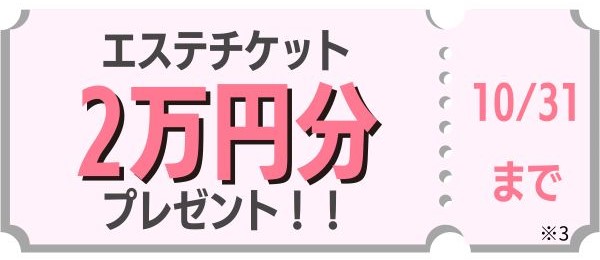 エステチケットプレゼント